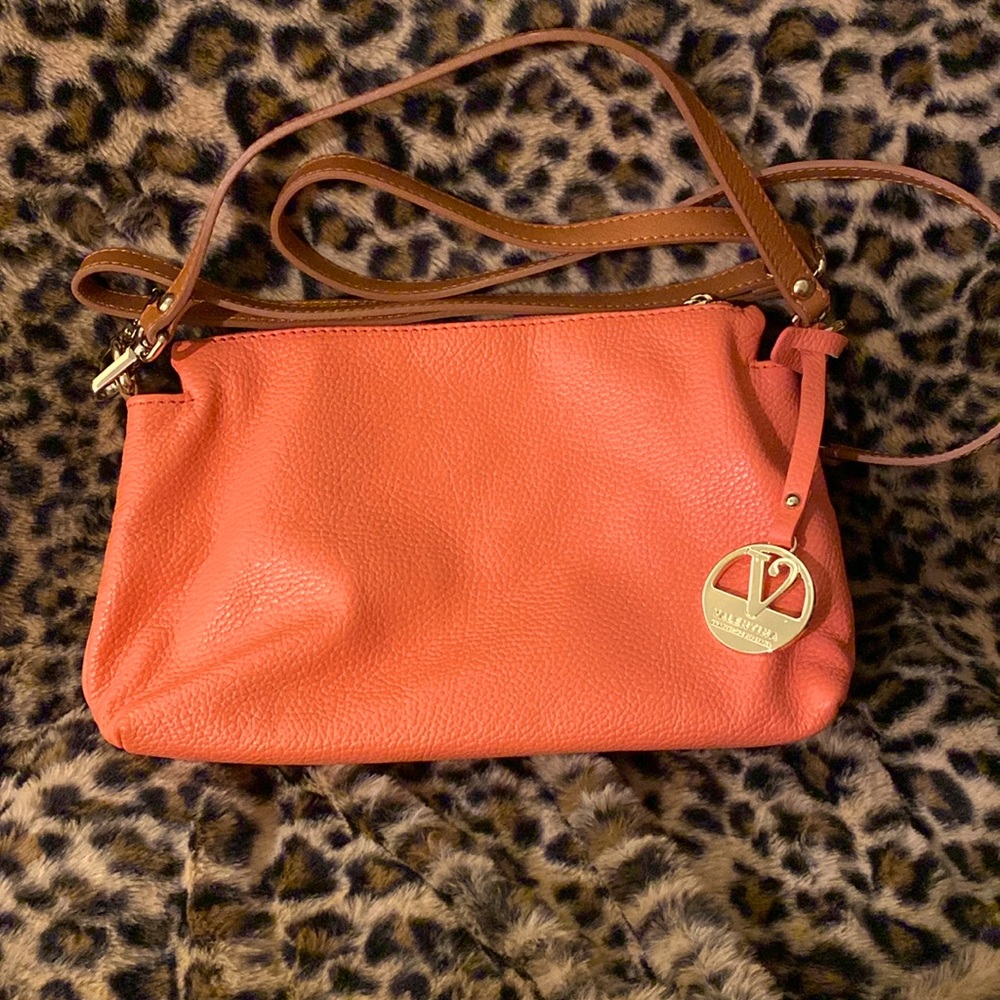 NWOT Valentina Italian leather crossbody